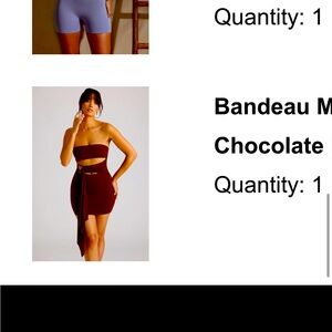 Oh Polly brown chocolate dress